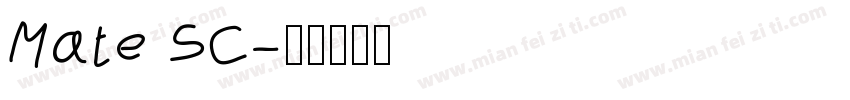 Mate SC字体转换
